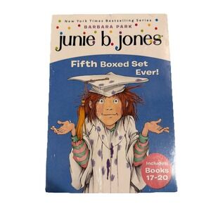 Junie B. Jones  Fifth Boxed Set Ever! (Books 17-20) by Barbara Park Ages 6-9 NEW